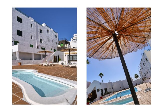 House in Puerto del Carmen - Sea Waves Lanzarote - Large terrace, community pool, WiFi with fiber