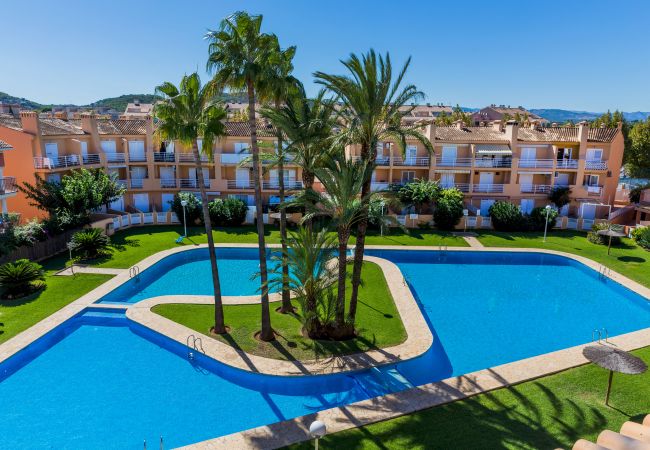 Apartment in Javea - Arenal Park II Apartment Javea Arenal, with Terraces, AC and common areas with large Swimming Pool, Garden, Tennis, Paddle