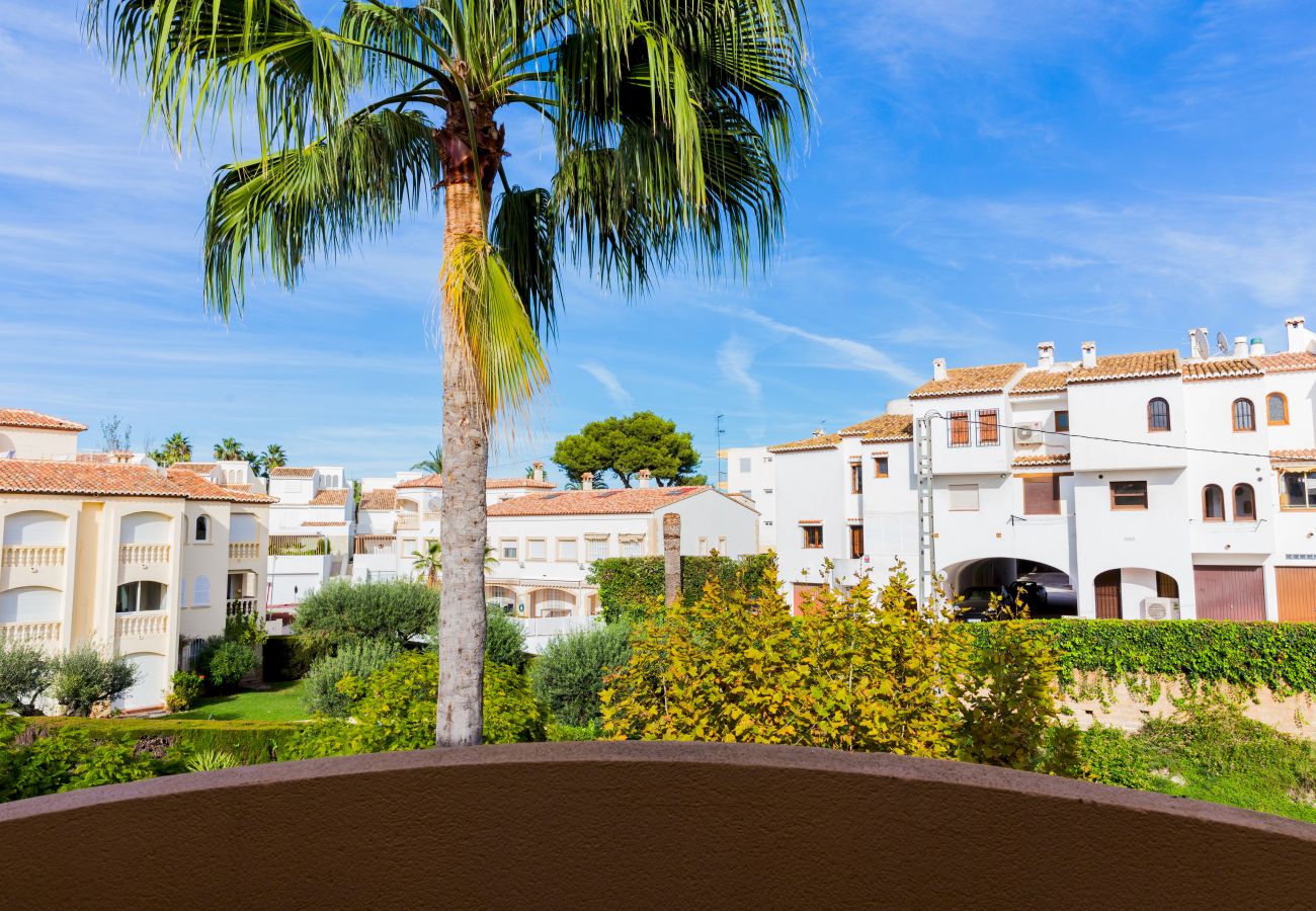 Apartment in Javea - La Romana Triplex Apartment Javea Arenal, with Terrace, AC, Pool, Garden, Tennis