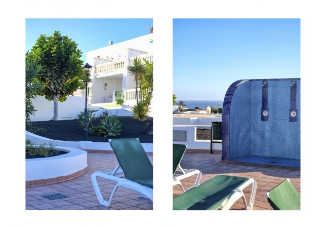 House in Puerto del Carmen - Sky and Sea Loma Verde, pool, big terrace with sea view