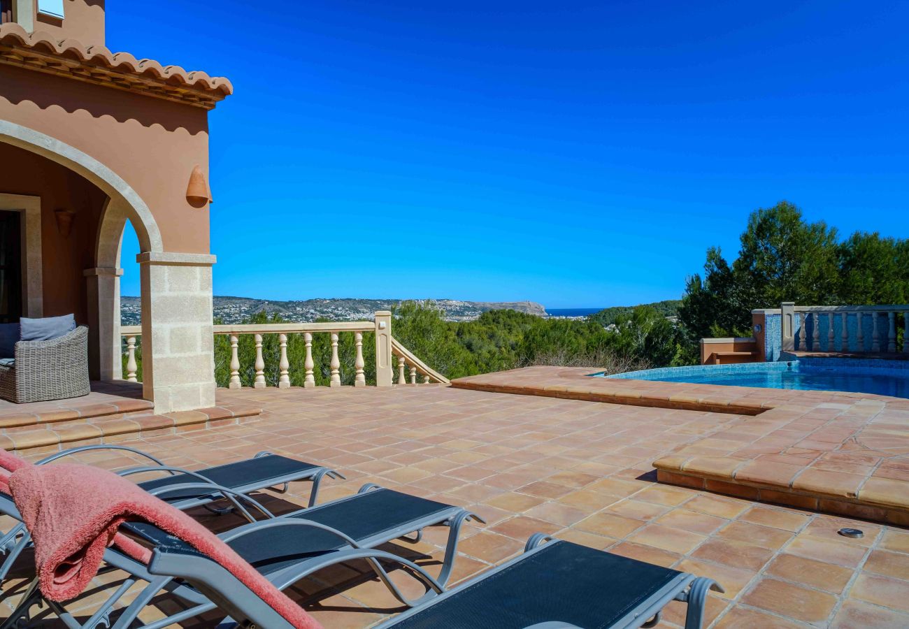 Villa in Javea - Villa Tosca Javea, With Private Pool, Terraces, Garden and Panoramic Views