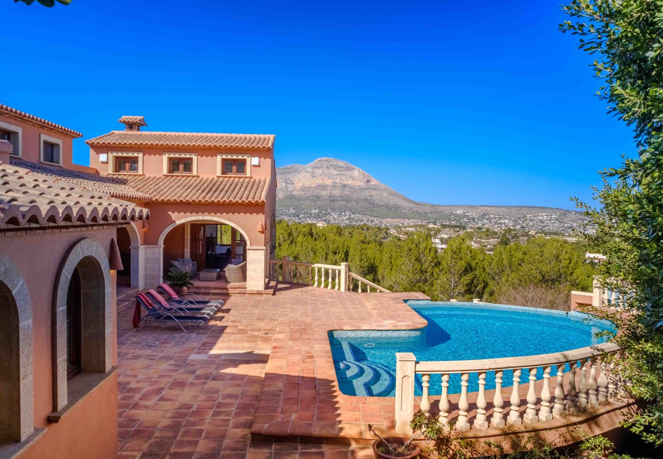 Villa in Javea - Villa Tosca Javea, With Private Pool, Terraces, Garden and Panoramic Views