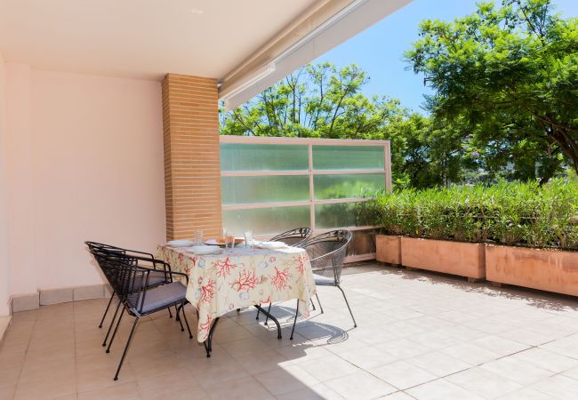 Apartment in Javea - Golden Gardens Bliss Apartment II Javea Arenal, with Terrace, AC, and shared Pool