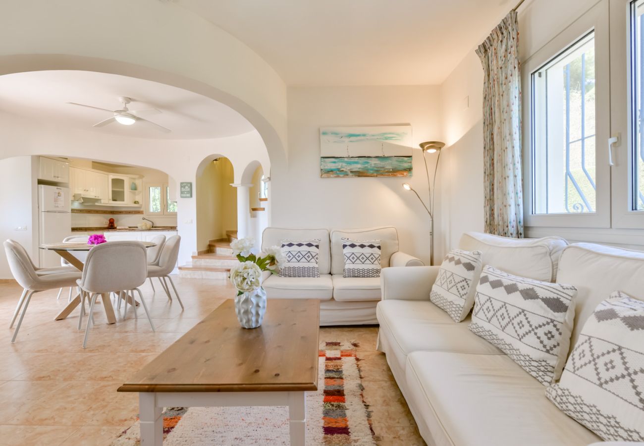 Villa in Moraira - Villa for rent in Moraira, CLEO With heated pool