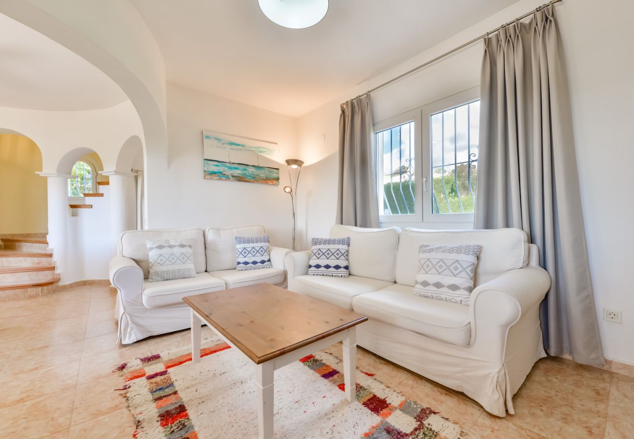 Villa in Moraira - Villa for rent in Moraira, CLEO With heated pool