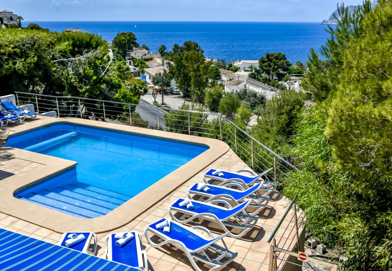 Villa à Benissa - villa à louer à Benissa ARC pour 12 personnes, piscine privée et vue sur la mer