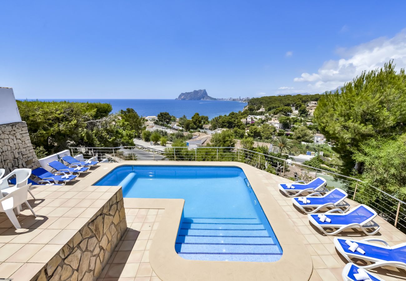 Villa à Benissa - villa à louer à Benissa ARC pour 12 personnes, piscine privée et vue sur la mer