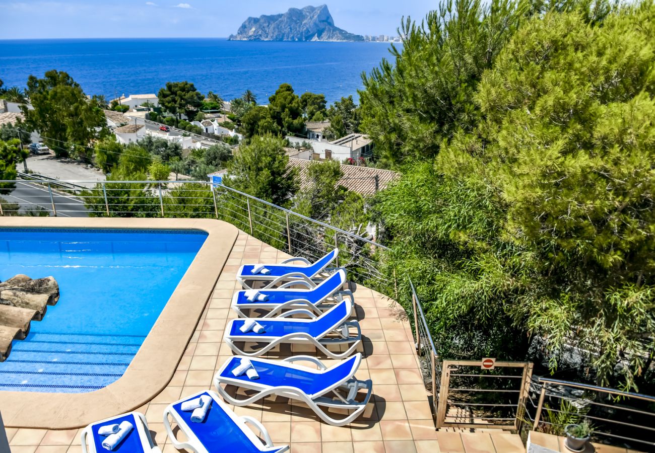 Villa à Benissa - villa à louer à Benissa ARC pour 12 personnes, piscine privée et vue sur la mer