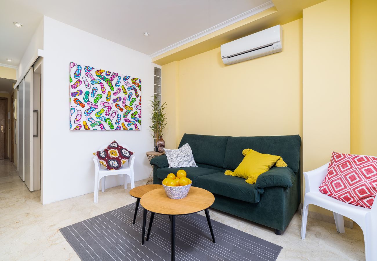 Appartement à Javea - Jardines del Mar Studio Apartment, avec Wifi, AC et Piscine Communautaire