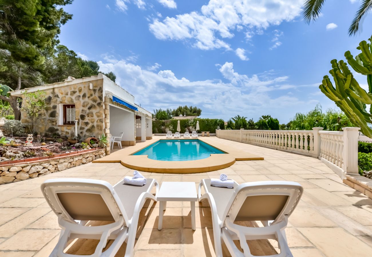 Villa à Benissa - LAS ROSAS, villa à louer à Benissa pour 8 pax avec piscine privée 