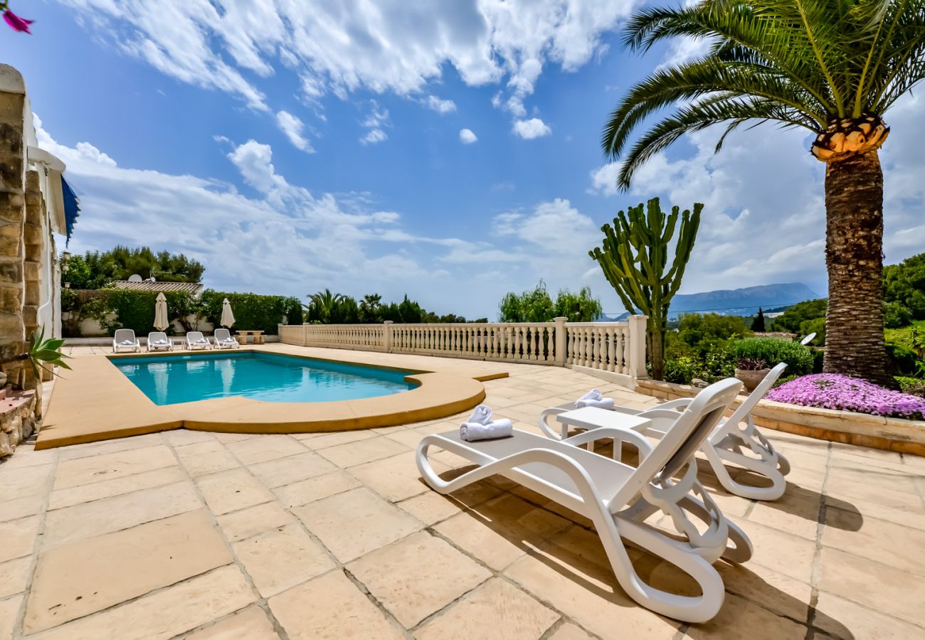 Villa à Benissa - LAS ROSAS, villa à louer à Benissa pour 8 pax avec piscine privée 