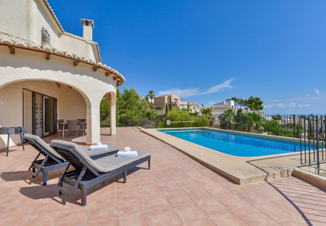 Villa à Benitachell - LOXI, belle villa à Cumbre del Sol pour 6 pax avec piscine privée et vue sur la mer.