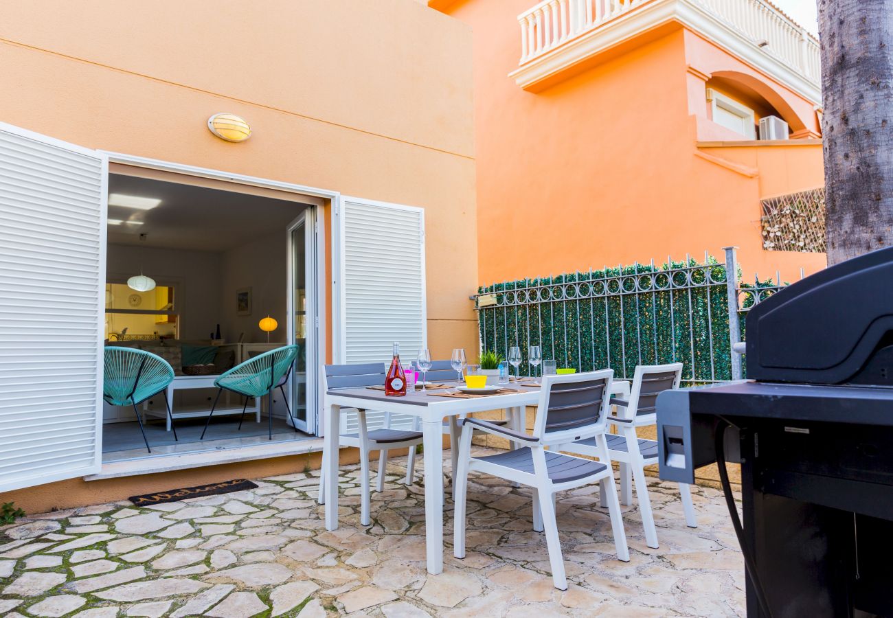 Appartement à Javea - La Romana Triplex Apartment Javea Arenal, avec Terrasse, Climatisation, Piscine, Jardin, Tennis