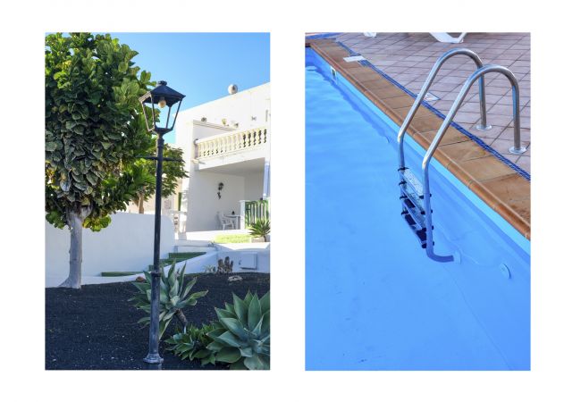 Maison à Puerto del Carmen - Sky and Sea Loma Verde, piscine, grande terrasse avec vue sur la mer