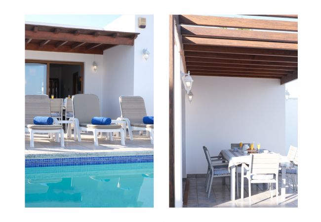 Maison à Playa Blanca - Casa Lava and Sea - piscine privée, excellentes vues sur la mer
