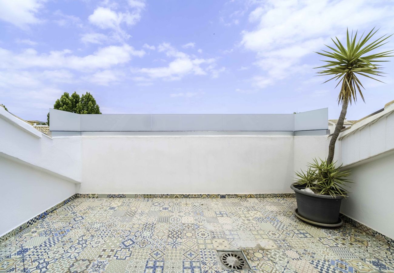 Appartement à Javea - Sunny Deluxe Duplex Arenal Park II Javea, avec terrasse, climatisation et piscine commune