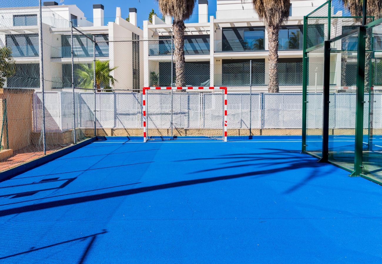 Appartement à Javea - Sunny Deluxe Duplex Arenal Park II Javea, avec terrasse, climatisation et piscine commune