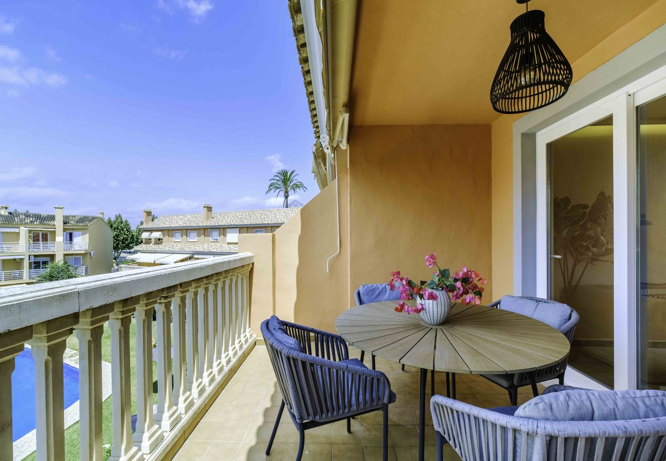 Appartement à Javea - Sunny Deluxe Duplex Arenal Park II Javea, avec terrasse, climatisation et piscine commune