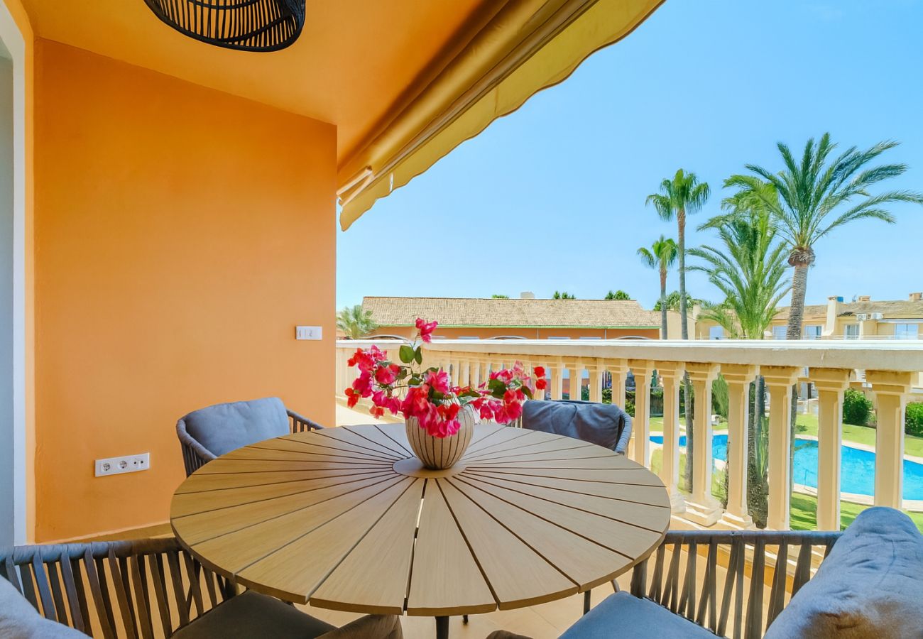 Appartement à Javea - Sunny Deluxe Duplex Arenal Park II Javea, avec terrasse, climatisation et piscine commune