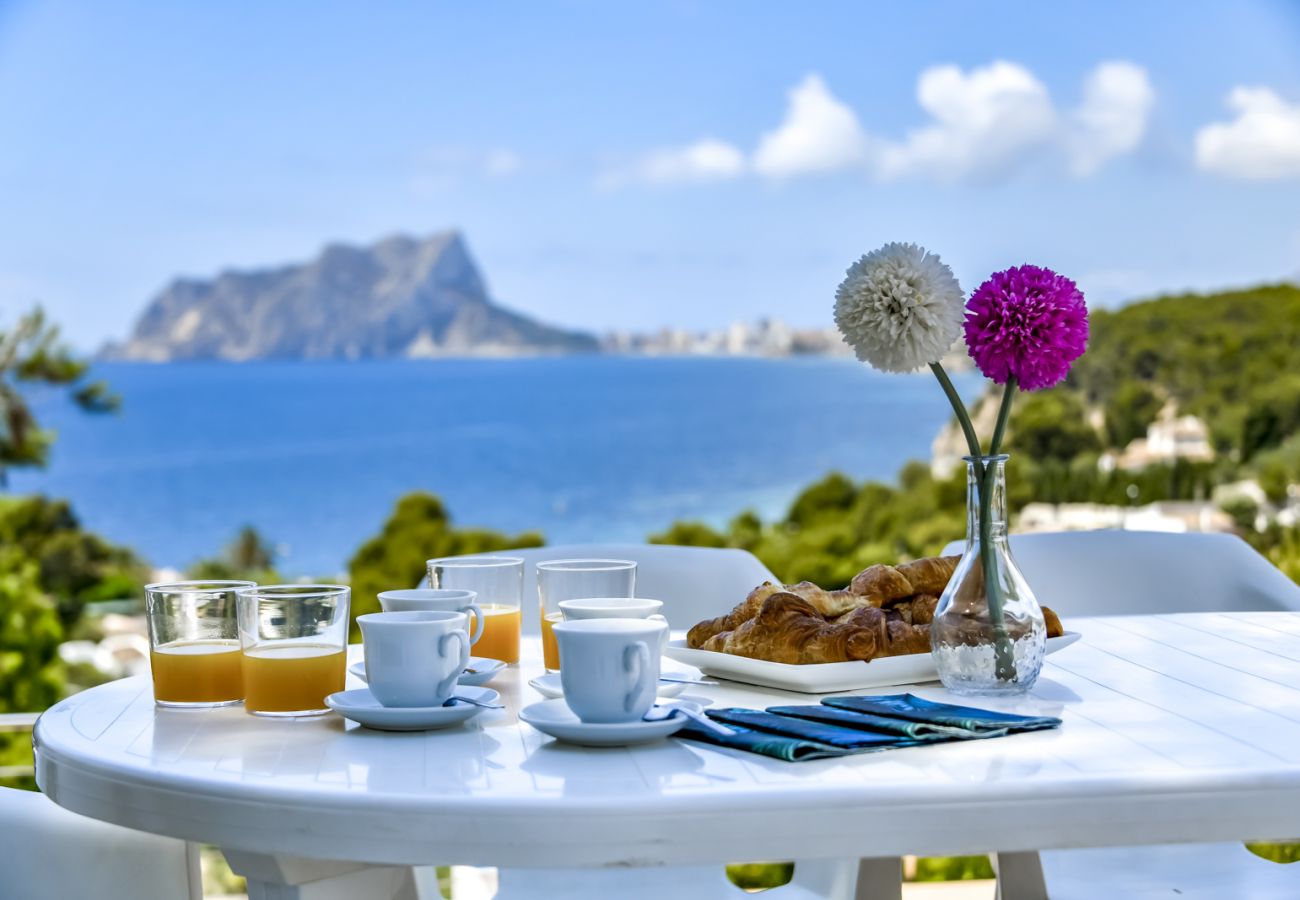 Villa in Benissa - villa te huur in Benissa ARC voor 12 personen, privé zwembad en zeezicht