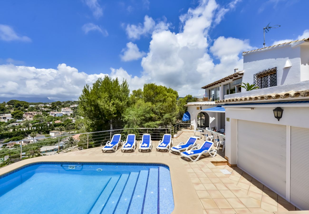 Villa in Benissa - villa te huur in Benissa ARC voor 12 personen, privé zwembad en zeezicht