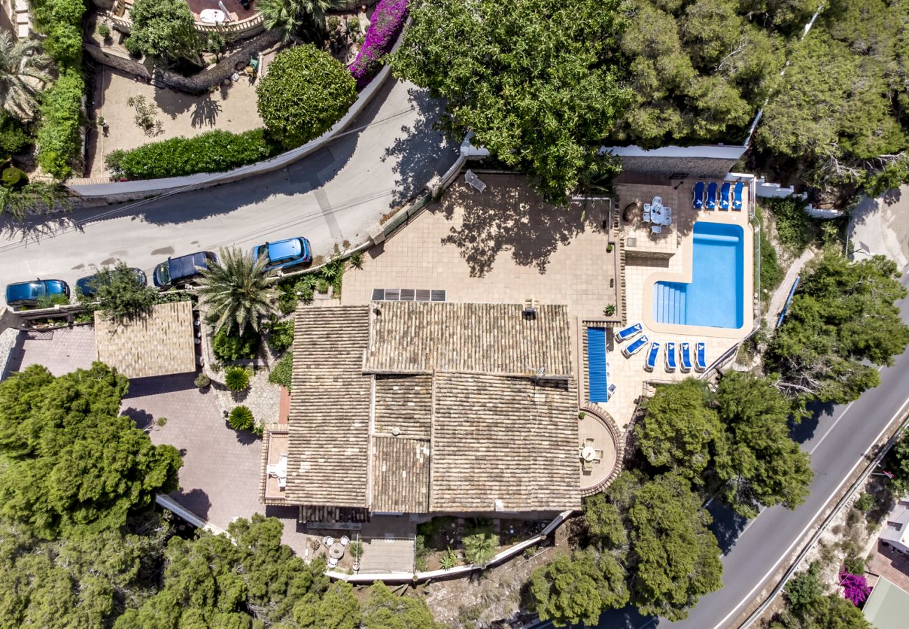 Villa in Benissa - villa te huur in Benissa ARC voor 12 personen, privé zwembad en zeezicht