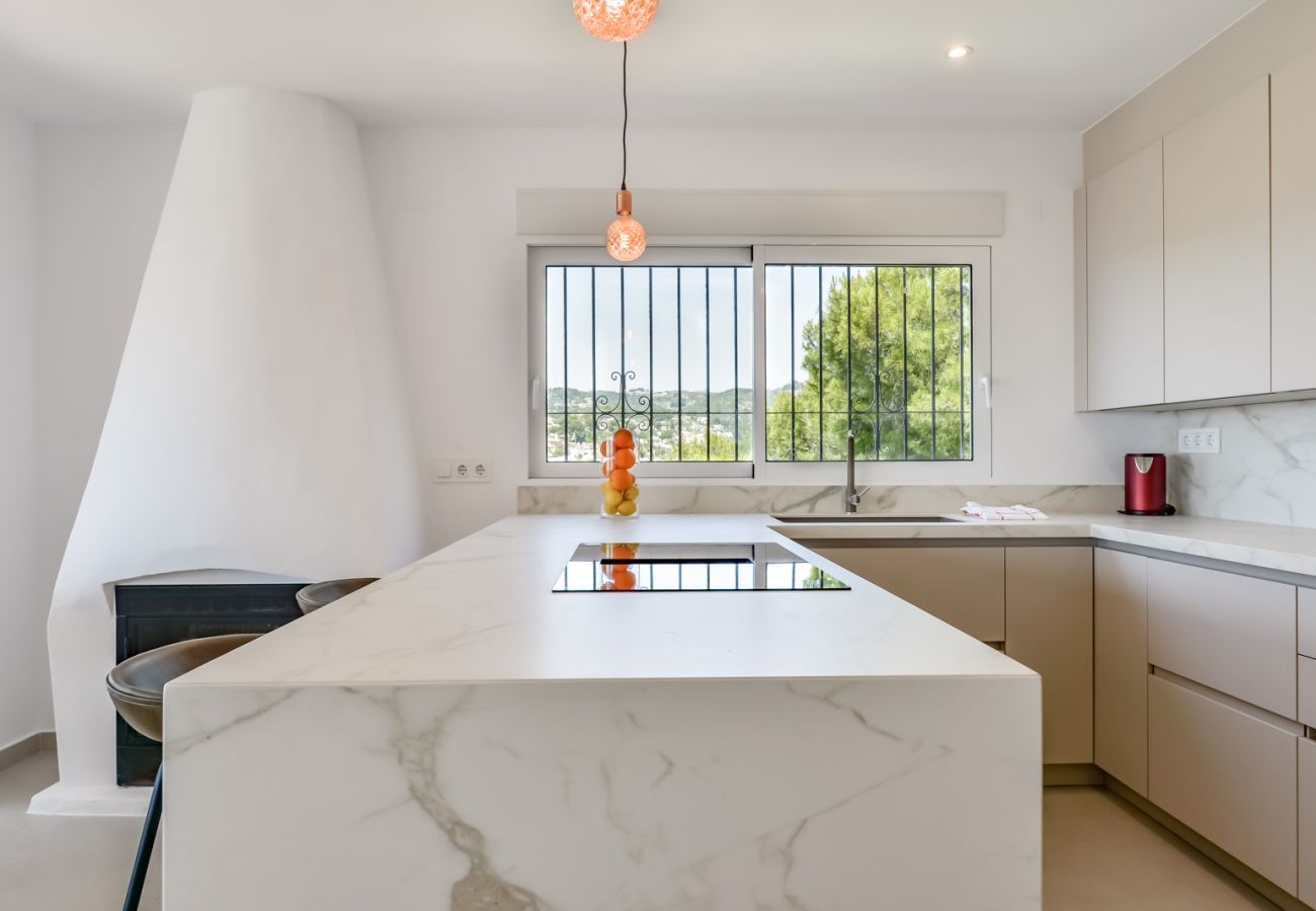 Villa in Benissa - villa te huur in Benissa ARC voor 12 personen, privé zwembad en zeezicht