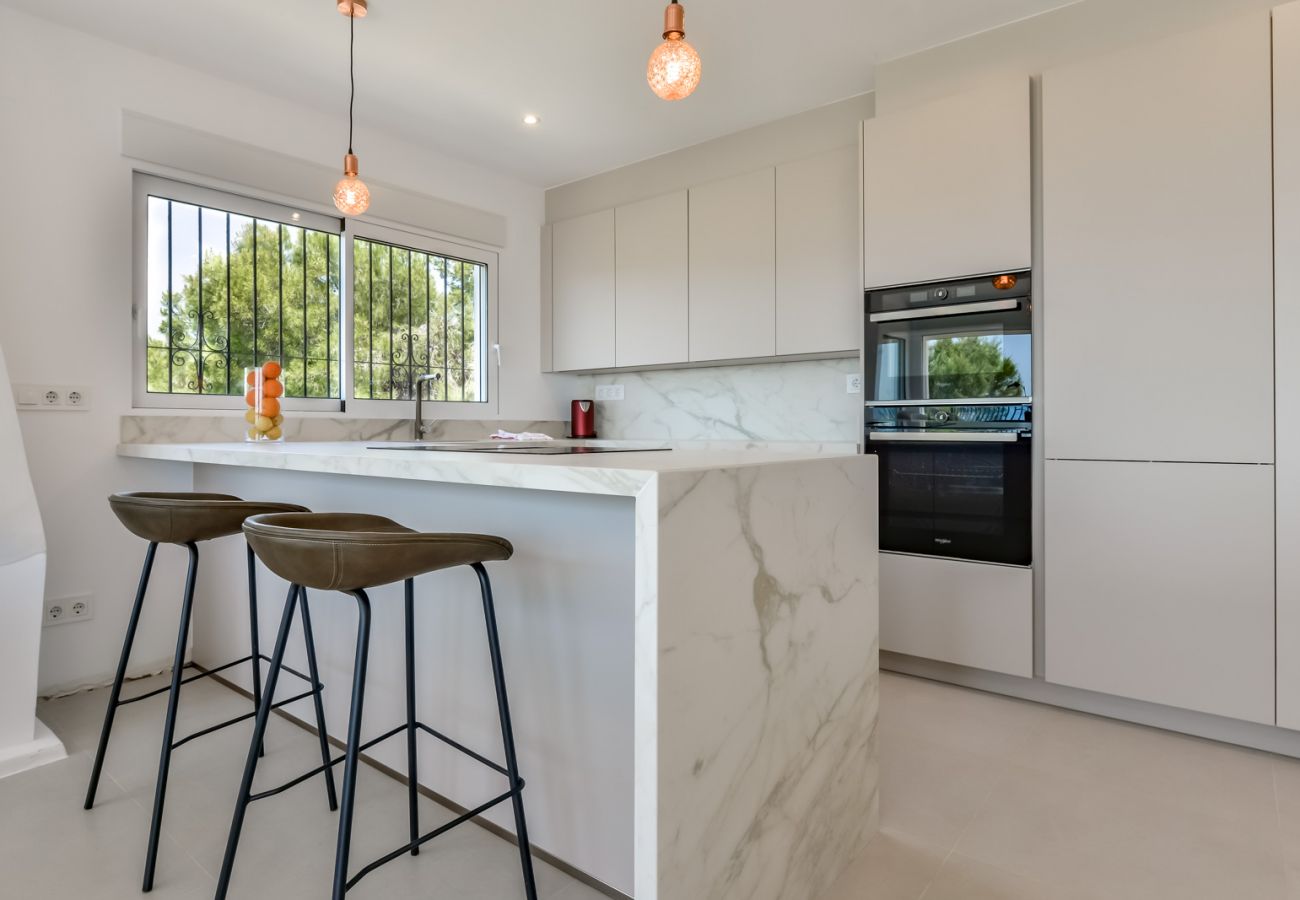 Villa in Benissa - villa te huur in Benissa ARC voor 12 personen, privé zwembad en zeezicht