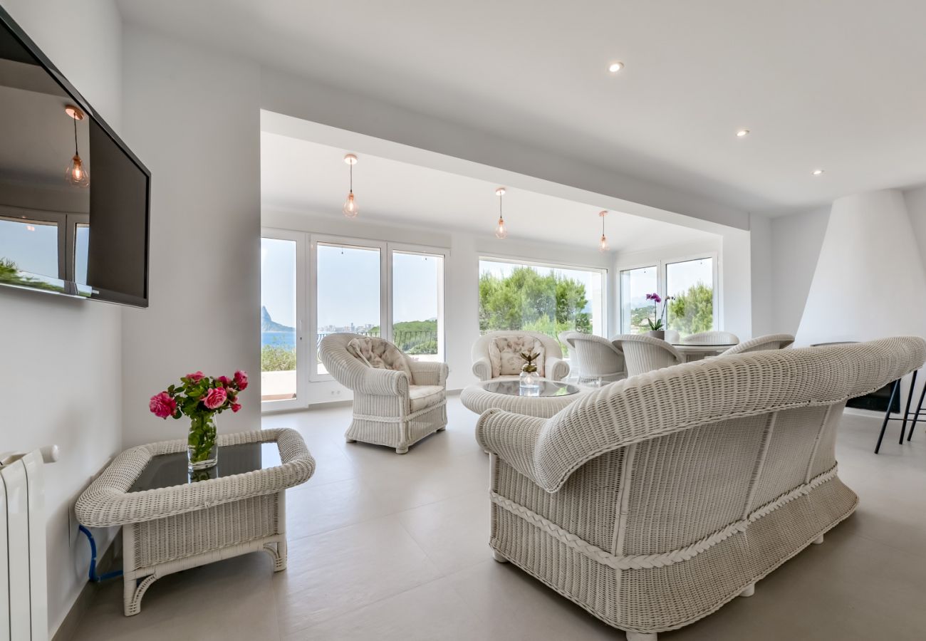 Villa in Benissa - villa te huur in Benissa ARC voor 12 personen, privé zwembad en zeezicht