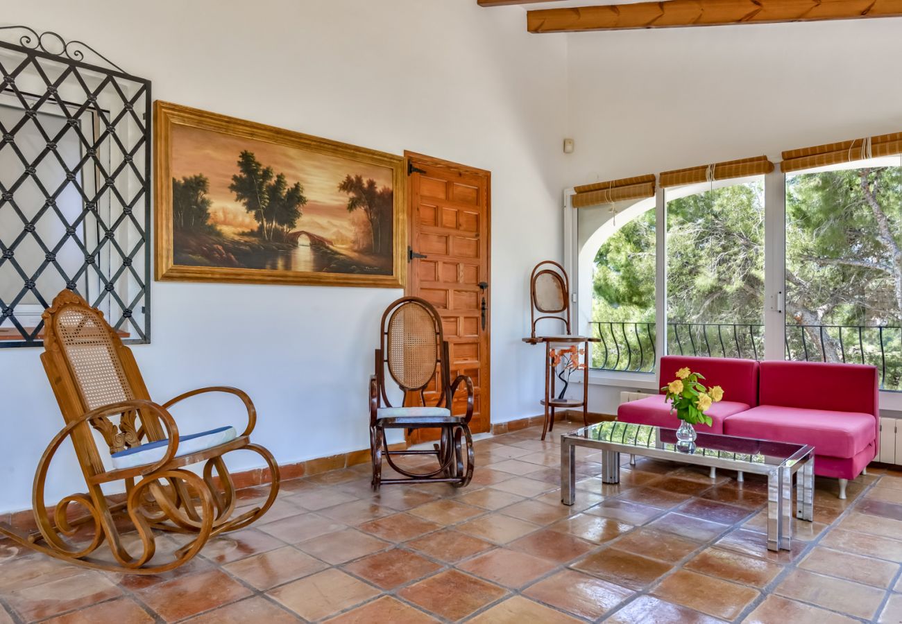 Villa in Benissa - villa te huur in Benissa ARC voor 12 personen, privé zwembad en zeezicht