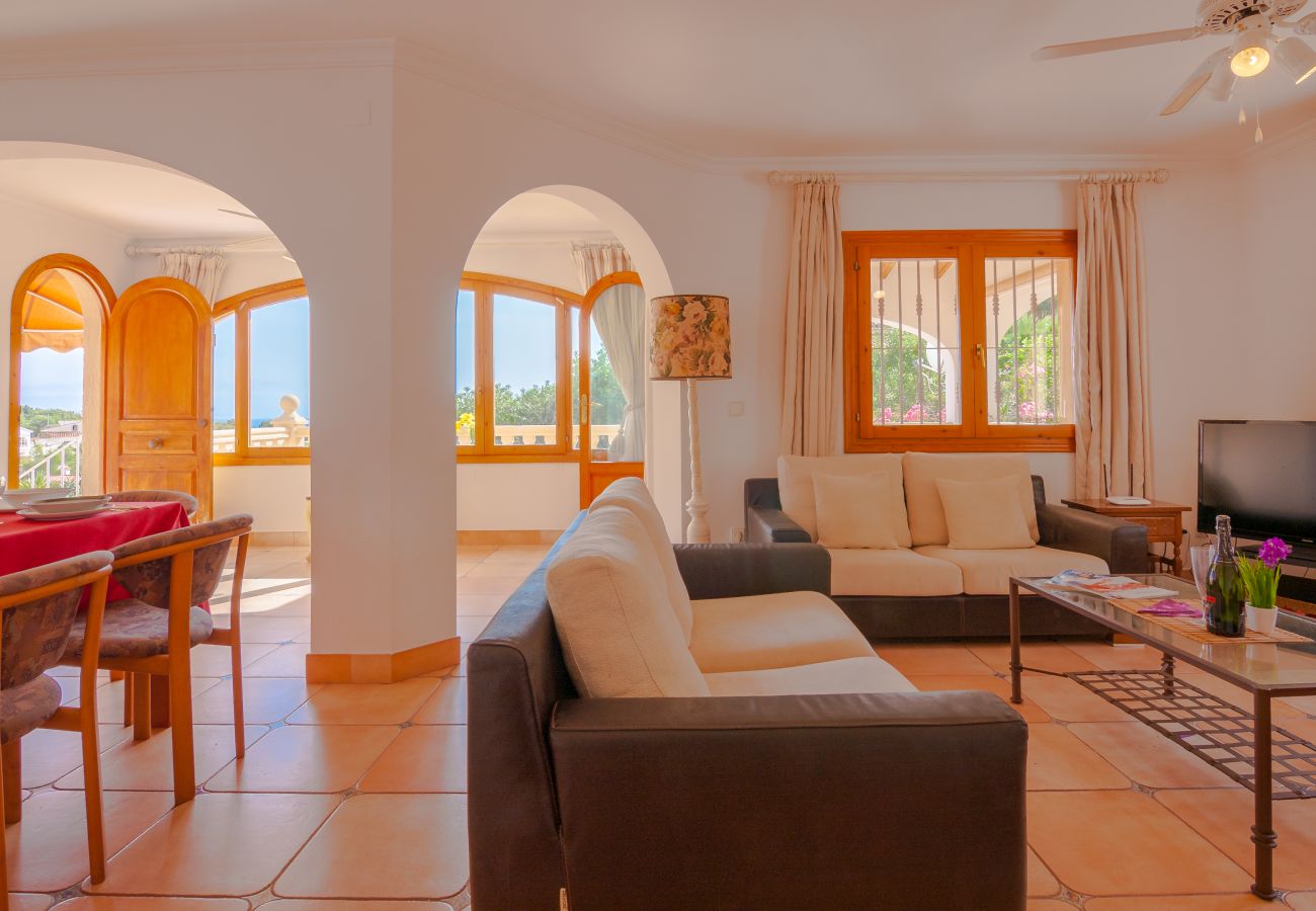Villa in Benissa - SONRISAS, Villa voor 8 personen met privé zwembad en gratis wifi.