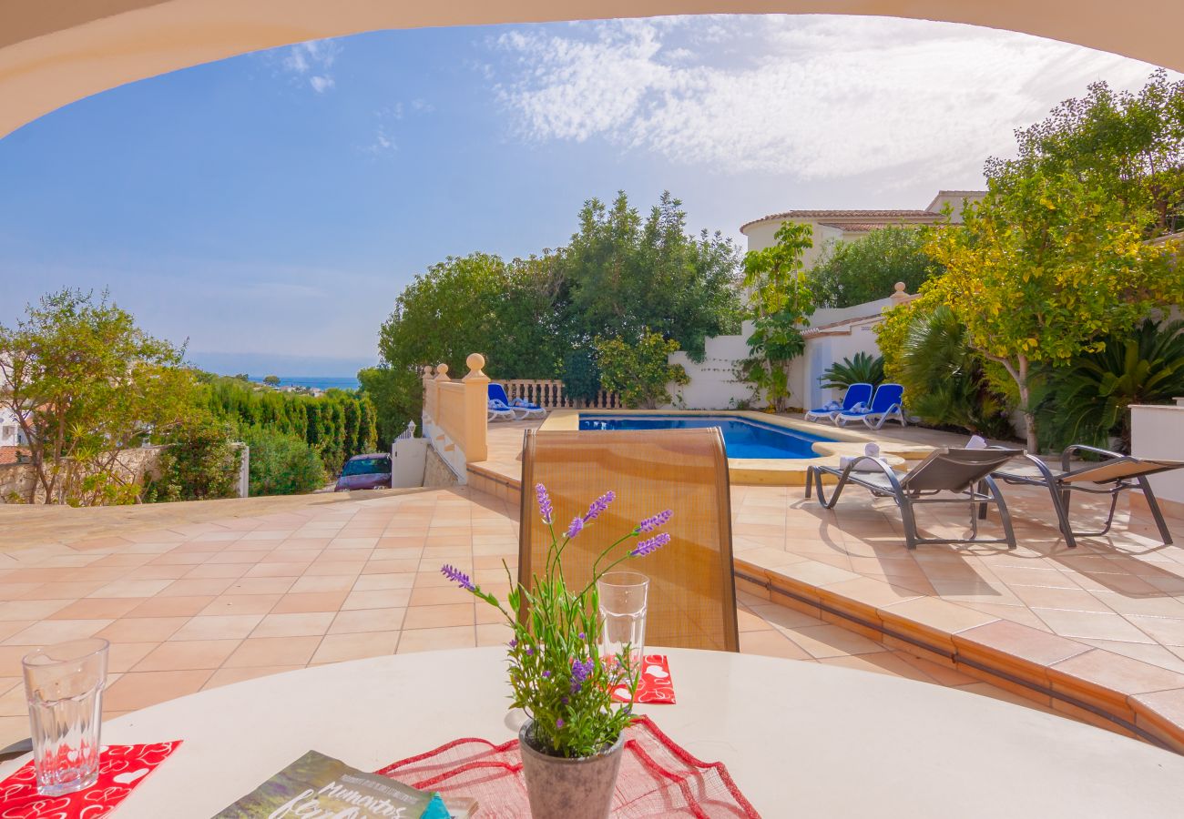 Villa in Benissa - SONRISAS, Villa voor 8 personen met privé zwembad en gratis wifi.