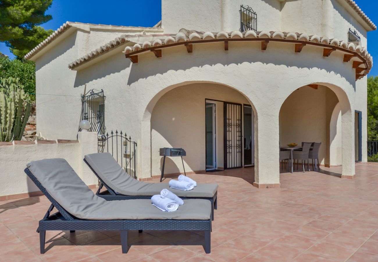 Villa in Benitachell - LOXI, mooie villa in Cumbre del Sol voor 6 personen met privé zwembad en uitzicht op zee.