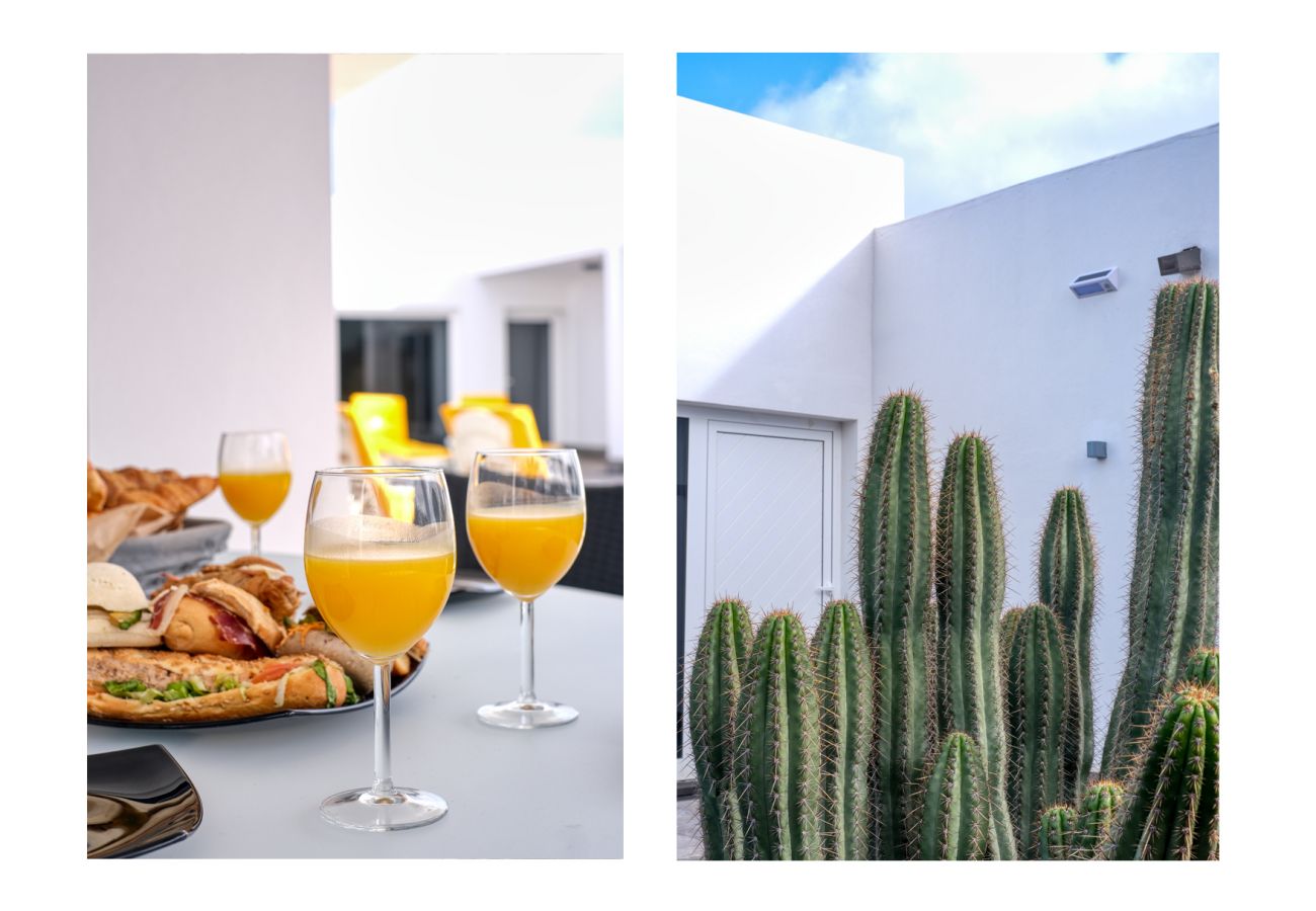 Huis in Charco del Palo - Casa Eden entorno naturista y piscina privada y tranquilidad
