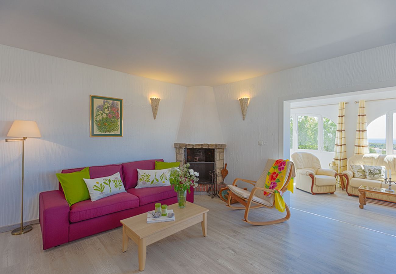 Willa w Benissa - MILOU, encantadora villa para 6 pax con vistas al mar, piscina privada y wifi gratuito