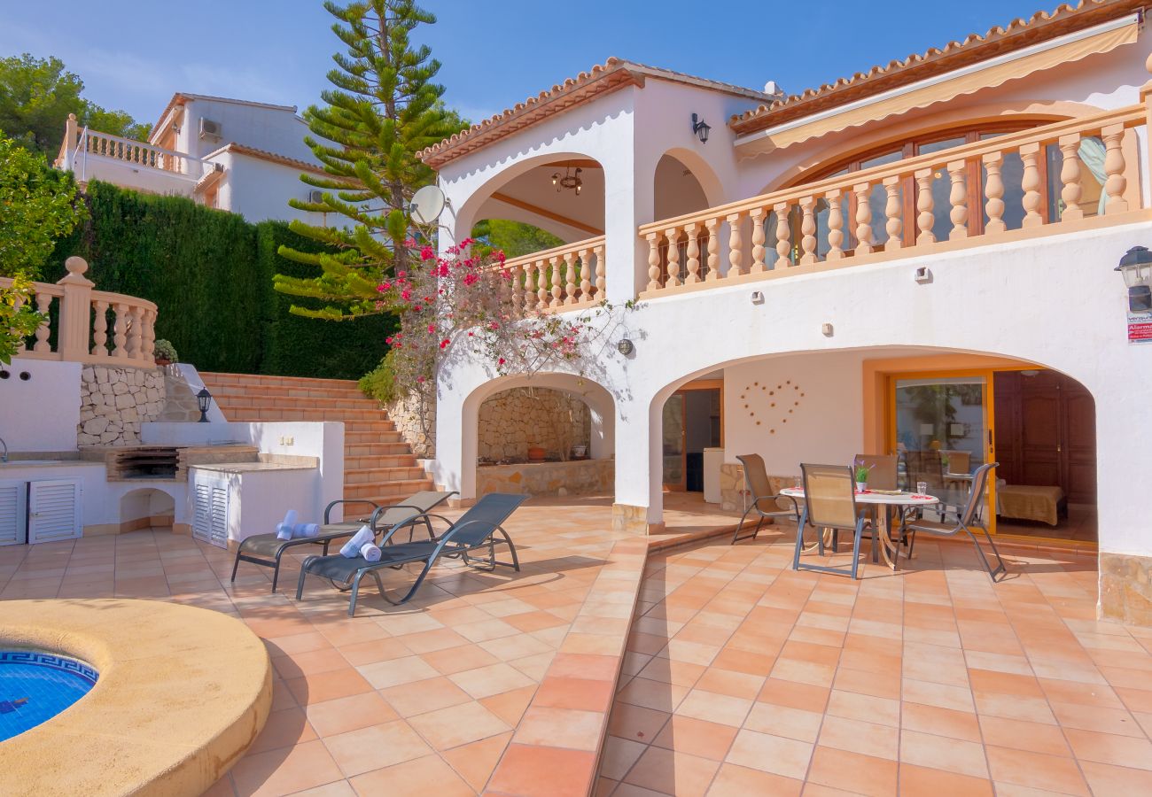 Willa w Benissa - SONRISAS,villa para 8 pax con piscina privada y wifi gratuito.