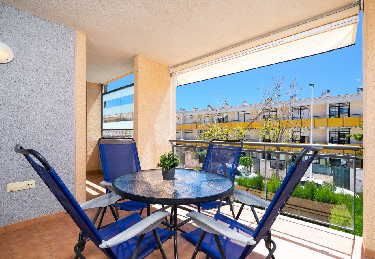Apartament w Javea - Augusta Apartment Jávea Sur, Estiloso con AC, Wifi, Terraza y Piscina