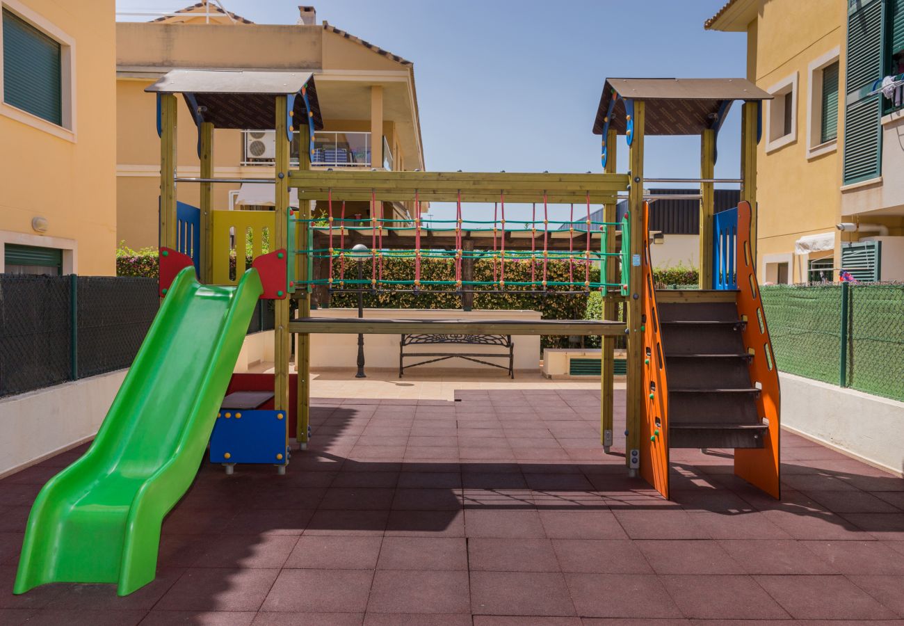 Apartament w Javea -  Luz de Javea I Apartment, Estiloso con AC, Wifi, Terraza y Piscina