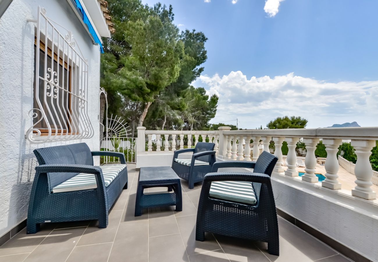 Willa w Benissa - LAS ROSAS, alquiler de villa en Benissa para 8 pax con piscina privada