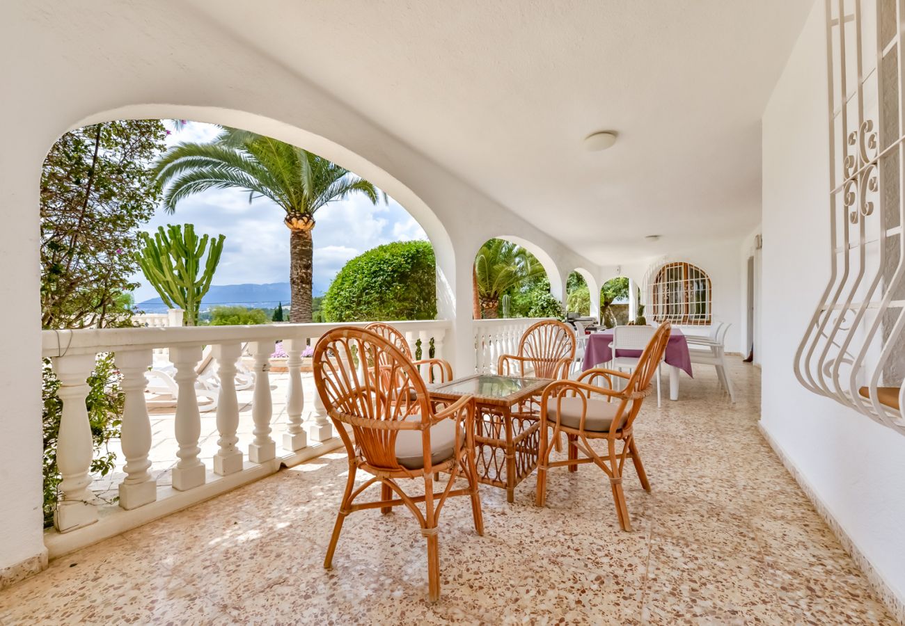 Willa w Benissa - LAS ROSAS, alquiler de villa en Benissa para 8 pax con piscina privada