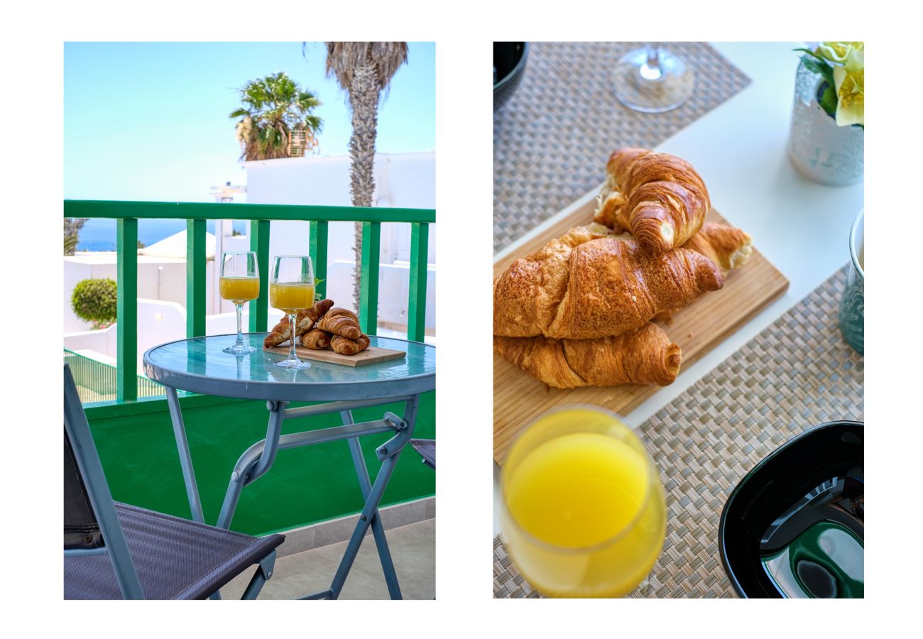 Apartament w Puerto del Carmen - Suite Princesa Teguise Vista al Mar a 500m de la playa