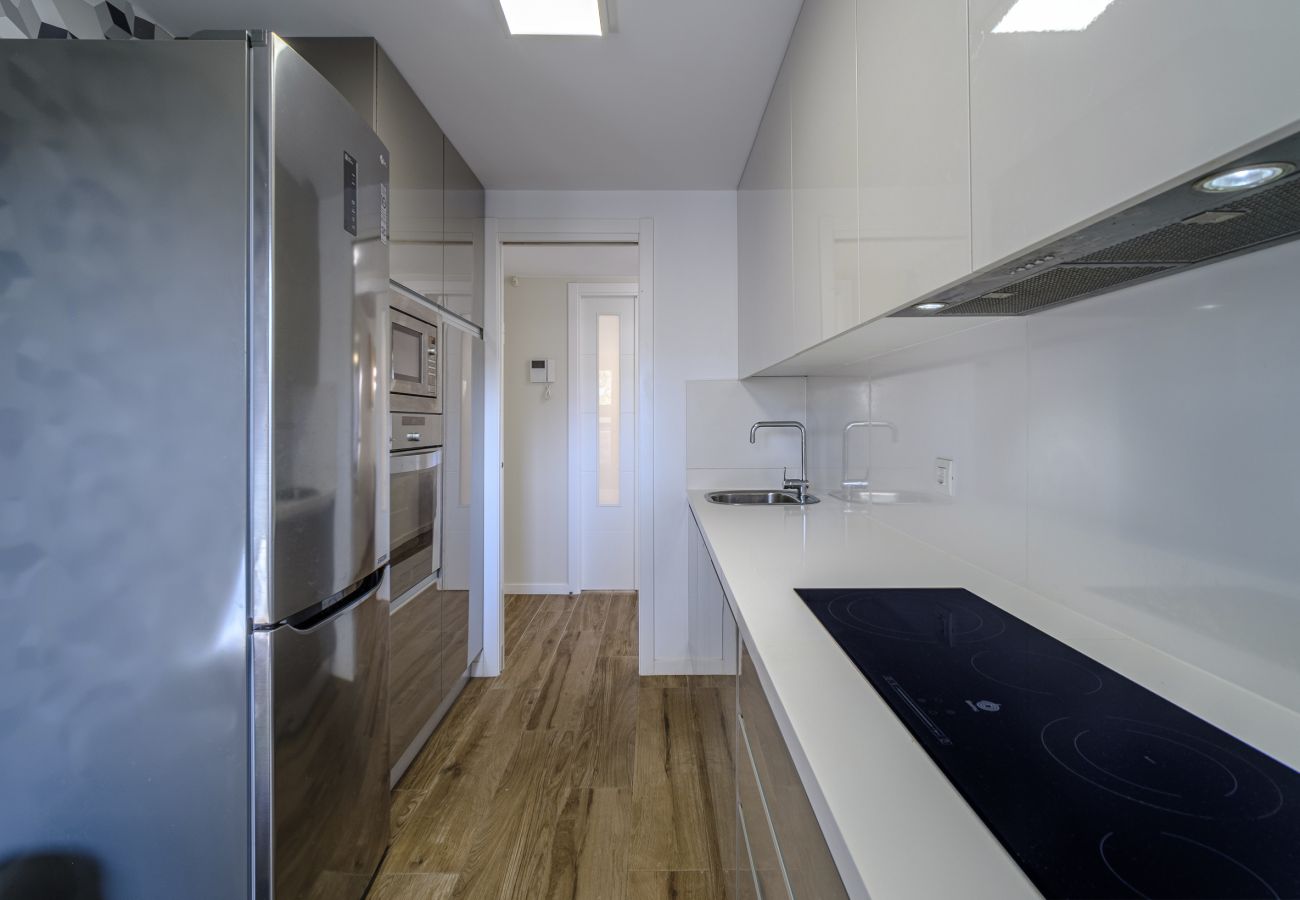 Apartament w Javea - Brisas del Arenal Apartment Javea, Terraza, AC y Piscina 