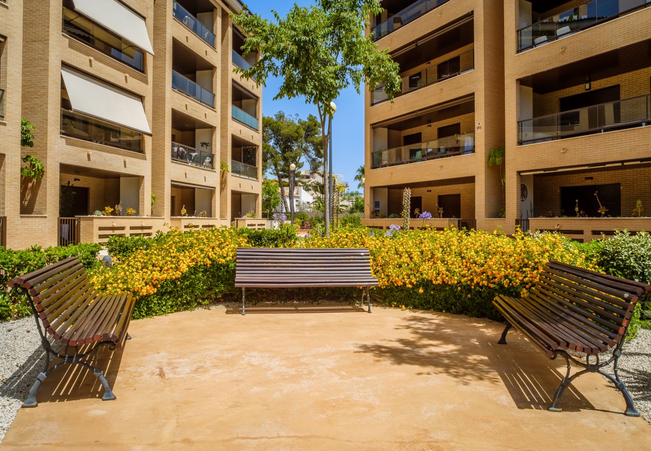 Apartament w Javea - Brisas del Arenal Apartment Javea, Terraza, AC y Piscina 