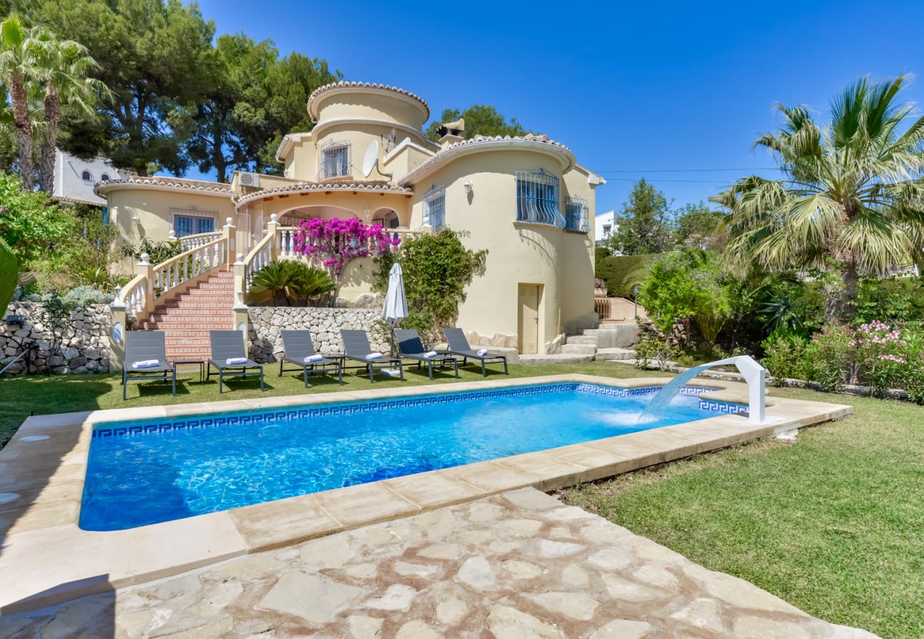Willa w Moraira - Alquiler de villa en Moraira, CLEO con Piscina Climatizada 