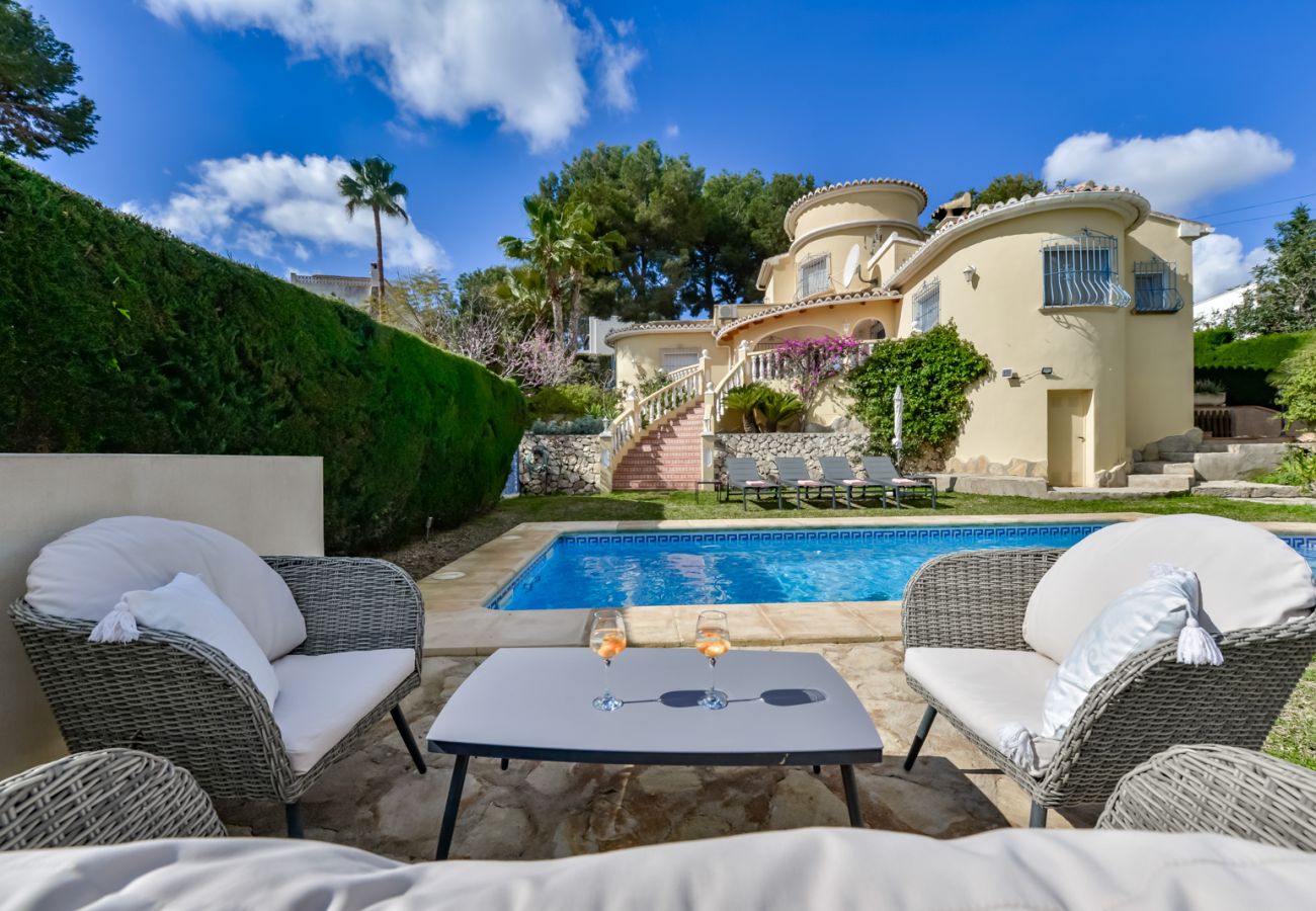 Willa w Moraira - Alquiler de villa en Moraira, CLEO con Piscina Climatizada 
