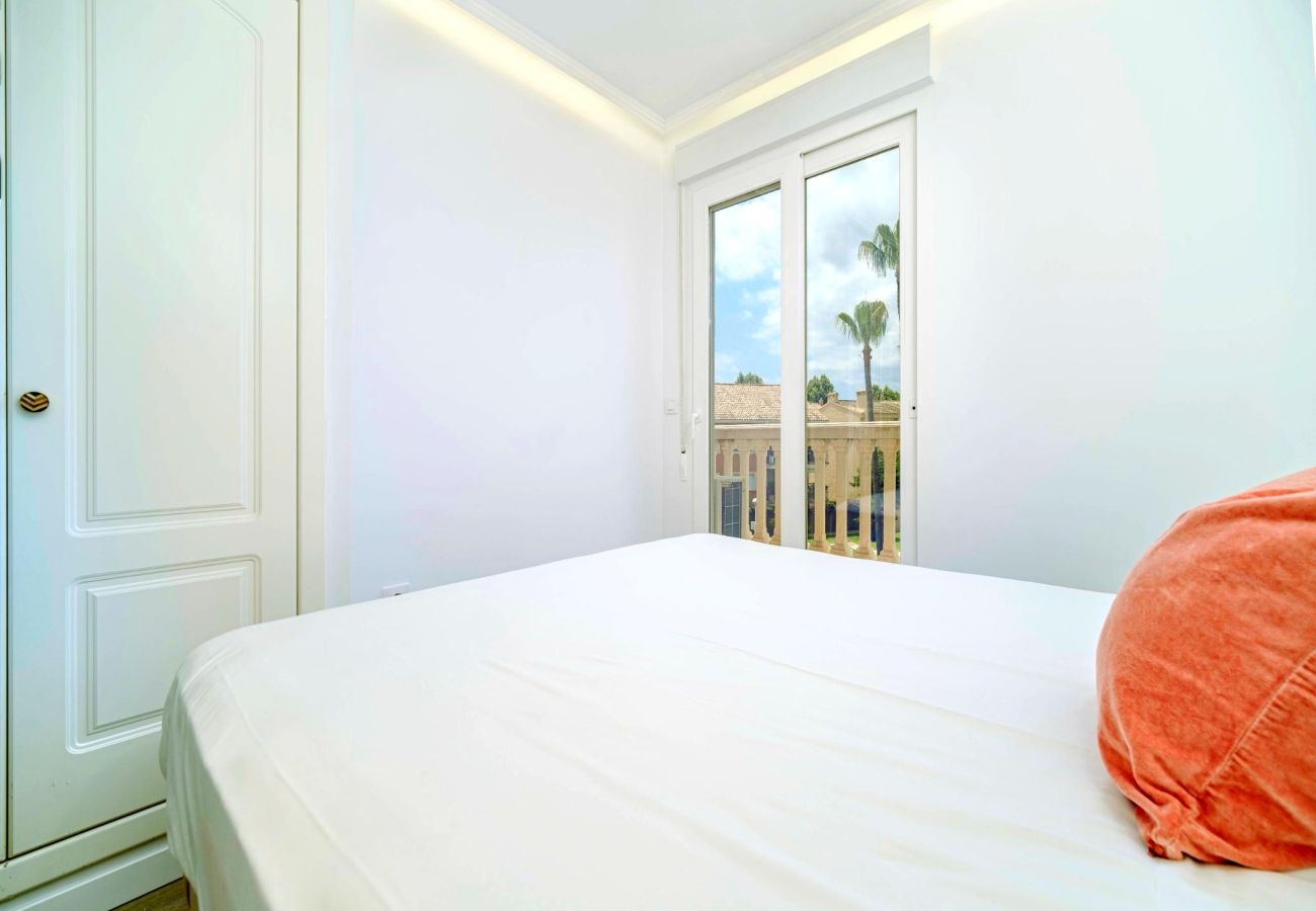 Apartament w Javea - Arenal Park II Sunny Deluxe Duplex Javea con Terraza, AC y Piscina comunitaria