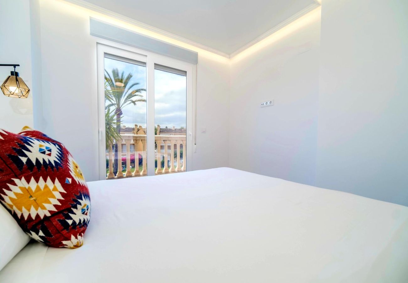 Apartament w Javea - Arenal Park II Sunny Deluxe Duplex Javea con Terraza, AC y Piscina comunitaria
